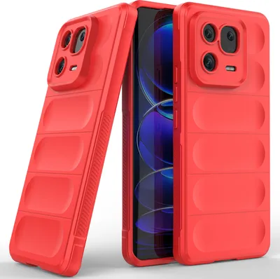 Obrázek produktu pro Xiaomi 13 Pouzdro, Měkké TPU Silikonové Nárazuvzdorné Ochranné Pouzdro pro Xiaomi 13 červené