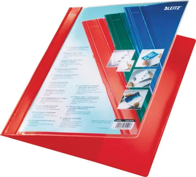 Produktbild von Leitz 41930025, Rot, PVC, 230 Blätter, A4, 240 mm, 305 mm