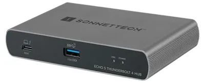 Immagine prodotto di Sonnet Echo 5 - Thunderbolt 4 - Thunderbolt 4 - USB 3.2 Gen 2 (3.1 Gen 2) Type-A - USB Type-C - 60 Hz - Nero - DC - 20 V