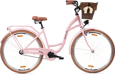 Produktbild von Goetze Style 28 Zoll Damen Citybike, 1-Gang Rücktrittbremse, Tiefeinstieg, Komfortfahrrad mit Korb