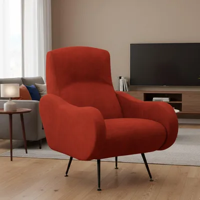 Produktbild von Lasnigo - Sessel, 70x100x98h cm Orange, Armlehnen  Italy
