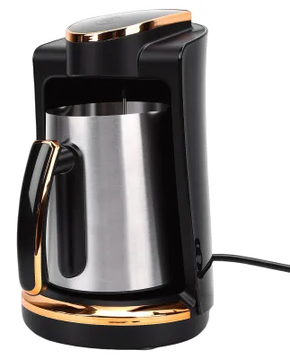Produktbild von Türkische Kaffeemaschine aus Edelstahl, 550 W, 250 ml, für eine Tasse, für zu Hause, Büro und Reisen, US-Stecker, 110 V