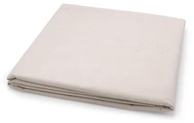 Obrázek produktu pro Elzusha – Bělené plátno na malování, v roli, rozměry 160 cm x 5 metrů, gramáž 285 g/m²