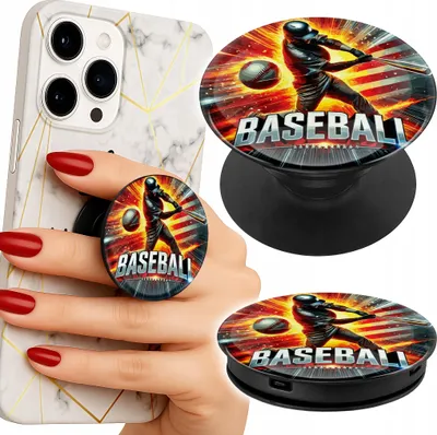 Obrázek produktu pro Držák telefonu na prst Popsocket / sportovní tyč na baseballovou pálku