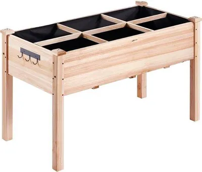 Productafbeelding van Famanu plantenbak, hout - 120x58x76 cm - Draagvermogen: 100 kg
