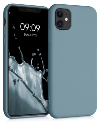 Produktbild von kwmobile Hülle kompatibel mit Apple iPhone 11 Hülle - gummierte TPU Silikon Handyhülle - Schutzhülle für kabelloses Laden - Case in Antique Stone