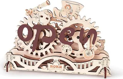 Produktbild von 3D Puzzle, Offen-Geschlossen-Schild, ROKR, 52 Teile