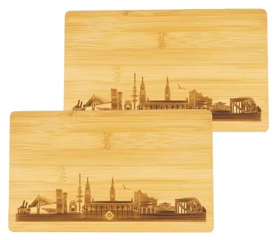 Productafbeelding van Ontbijtbord, broodplank, set van 2 stuks