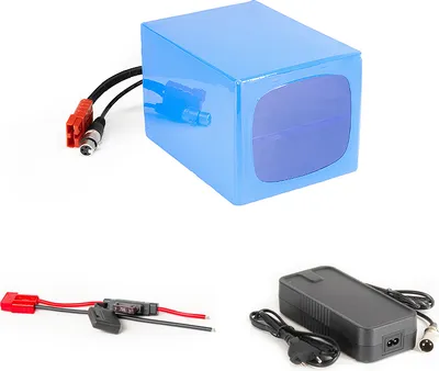 Produktbild von Lithium-Ionen Akku 48V 32Ah 1536Wh Panasonic Zellen Akkupack inkl. 60A BMS & Ladegerät für Trial E-Bike Pedelec