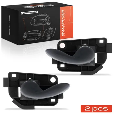 Immagine prodotto di Maniglie esterne, set di 2 - Fiat Punto 188 - anteriori - compatibili con modelli dal 1999 al 2012 - colore nero, plastica - codice OEM 735268773 735267590