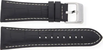 Produktbild von Festina Uhrenband F16235/6LB Leder schwarz mit Croco Muster