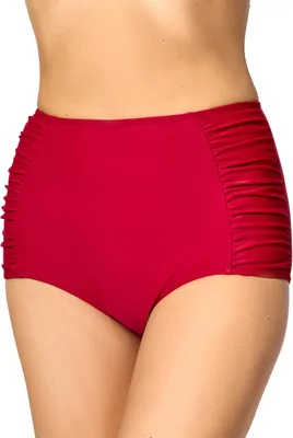 Produktbild von Merry Style Damen Bikinislip MS10-119 Bikinihose Bauch Weg Effekt(Weinrot (4242), 46)