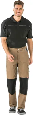 Produktbild von Planam Bundhose Canvas 320 Gr. 60 khaki/schwarz
