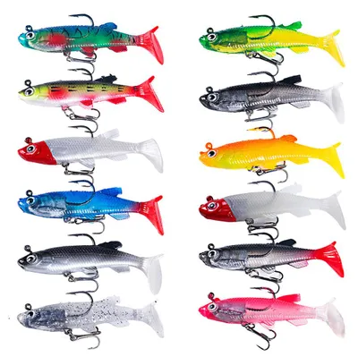 Produktbild von Kunstköder Set – 10 Stück – Wobbler, Jerkbait & Crankbait – Gummifische mit Jigkopf – Angelköder für Hecht, Barsch & Zander – Süß- & Salzwasser