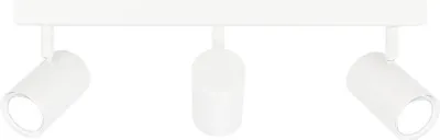 Produktbild von Ledvion - LED Deckenstrahler, Weiß 3-lights, Dimmbare, 5W, 6500K, Rechteckig, GU10 Fassung, IP20, Kippbar, inkl. GU10 Lampe