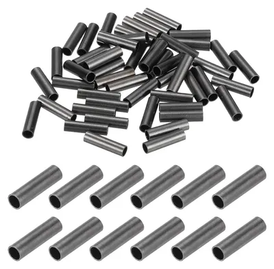Kupfer-Kabelklemmen 1,7 mm, 100 Stück, schwarz
