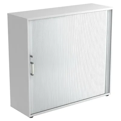 Image de Armoire à volet roulant 1733S CE, 3 compartiments, 120 x 40 x 110 cm (L x P x H)