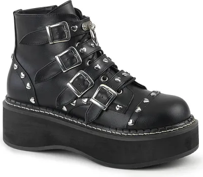 Produktbild von EMILY-315 Damen Booties von DemoniaCult, Schwarz  , EU 38, US 8