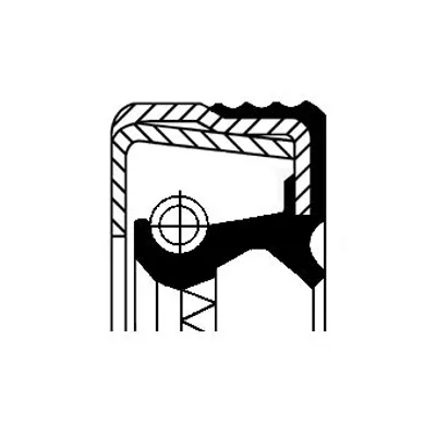 Produktbild von CORTECO Wellendichtring Radnabe 12014289B ACM (Polyacryl-Kautschuk)