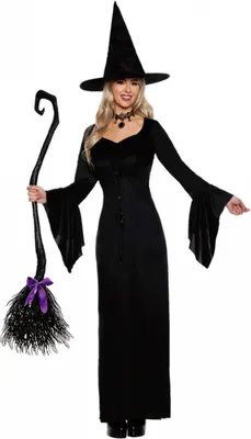 Produktbild von Zauberhafte Hexe Damen Kostüm für Halloween Größe: L