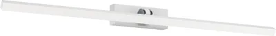 Produktbild von EGLO LED Wandleuchte Verdello, Wandlampe aus Kunststoff in Weiß und Chrom, Bad Spiegellampe, Badezimmer und Flur Lampe, warmweiß-kaltweiß, IP44
