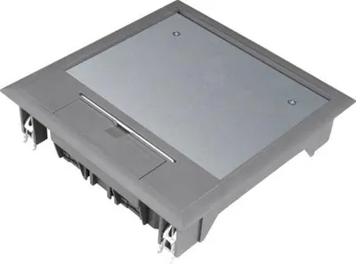 Productafbeelding van Hager VQ06057011 - Gesatineerd staal - EN50085-2-2