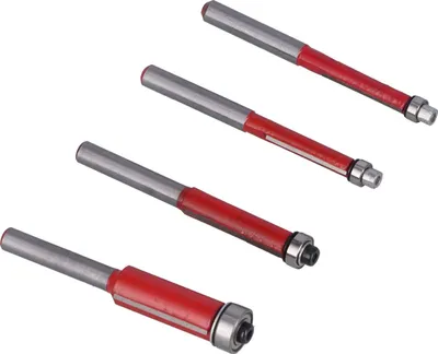 Produktbild von 4pcs/Set Holzbearbeitung Schnittkopf mit Lager mit gerader Messer Holzarbeiter Werkzeug