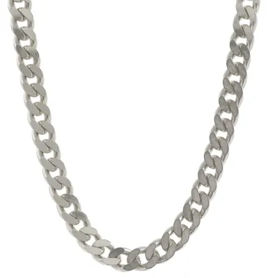Produktbild von Silberkette Panzerkette Länge 55cm - Breite 2,7mm - 925 Silber