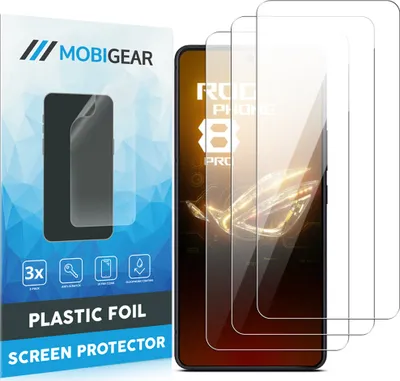 Produktbild von Mobigear  ASUS ROG Phone 8 Pro Displayschutz Schutzfolie - Hüllenfreundlich (3er Pack)