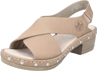 Produktbild von Rieker Sandaletten,Stadtbd.ü.25mm o.Fußb in beige, Gr. 38