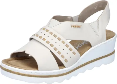 Anika Schuh Keilsandaletten Sale Rieker Riemchensandalette Beige Sandaletten