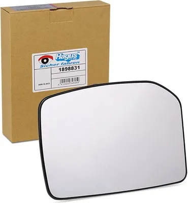 Produktbild von VAN WEZEL Spiegelglas Außenspiegel Links für FORD Transit Mk6 Kasten (V347, V348, FA) Konvex Unbeheizt 1898831