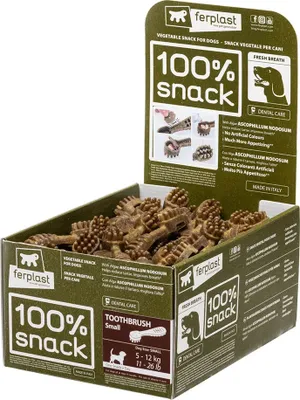 Immagine prodotto di Ferplast 100 % Snack Spazzolino Medio Alga Ascop 55Uds