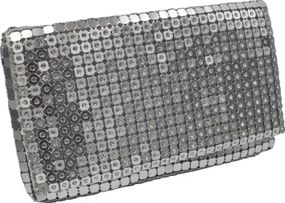 Produktbild von Steuer Modeschmuck Abendtasche Metall Plättchen mit Kristallen