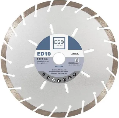 Produktbild von Diamanttrennscheibe ED10 - Ø 230 mm - 22,23 mm Bohrung