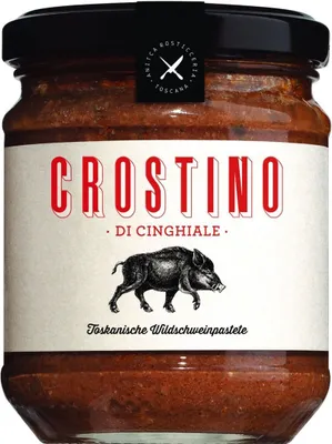 Produktbild von Wildspezialitäten Paté di cinghiale - Toskanische Wildschweinpastete - 180g