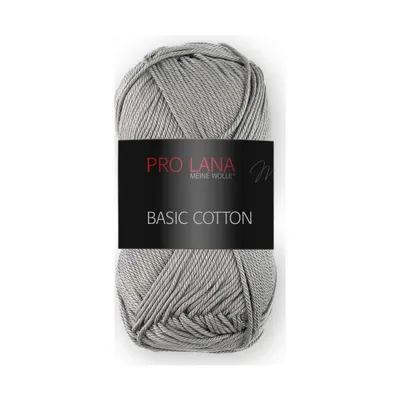 Produktbild von Pro Lana Basic Baumwolle 50g (95) mittelgrau