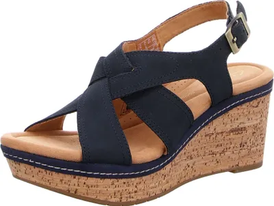 Produktbild von Clarks Keilsandaletten ELLERI RAE Damen 31353531373031 Blau 37 EU