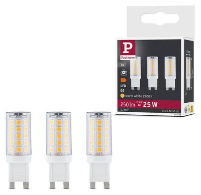 Imagen del producto de Juego de 3 portalámparas LED Paulmann, 230V