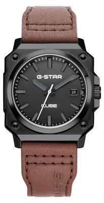 Immagine prodotto di G-Star Date watch Cube Brown Black