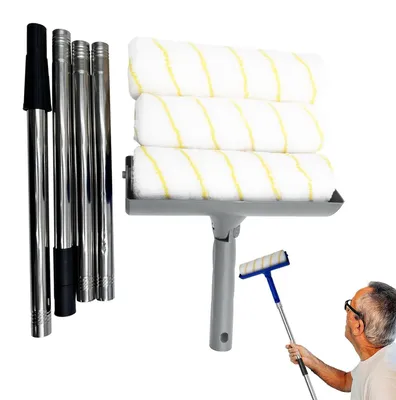 Immagine prodotto di Rullo ergonomico per pitture, con manico telescopico