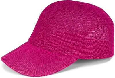 Produktbild von styleBREAKER Papierstroh Baseball Cap einfarbig | luftiges Sommer Basecap mit Metallschnalle verstellbar | Uni Cap mit Schweißband für Damen und Herren