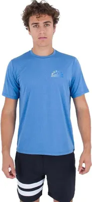 Produktbild von Hurley Everyday Hybrid Upf Kurzarm-rashguard Blau S Herren Blau S