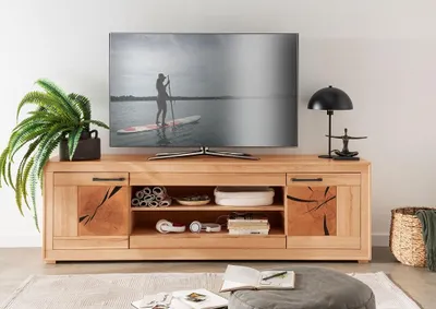 Produktbild von TV Board 200cm 'Danzig' Kernbuche geölt