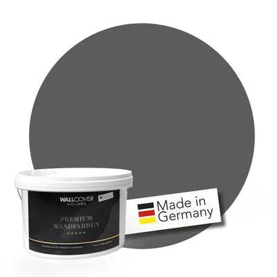 Produktbild von WALLCOVER PREMIUM Wandfarbe Traditionelles Bleigrau Hochdeckend Matt 2,5L für 20