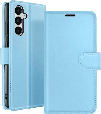 Produktbild von Zanaé, Portemonnaie Etui Galaxy A05s Mit Magnetverschluss Und Standfunktion, Hellblau