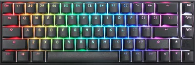 Produktbild von Ducky Mecha Pro SF Tastatur USB Deutsch Schwarz (DKME2167ST-BDEPDAAT2)