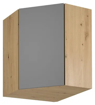Produktbild von Oberschrank VALEN - 60x60 cm, Eiche handwerklich / Graubeige