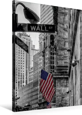 Produktbild von Calvendo  Textil-Leinwand 60 cm x 90 cm hoch New York - Wall Street, Buchspies Carina; 7283377