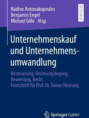 Produktbild von Unternehmenskauf und Unternehmensumwandlung
